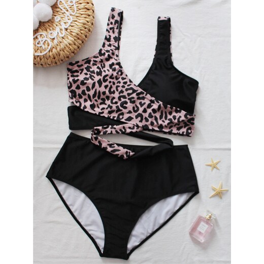 Manzara BIKINI VIOLETTA Leopard Crni GLAMI Hr