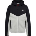 Nike Sportswear Gornji dio trenirke 'Tech Fleece' tamo siva / crna / bijela
