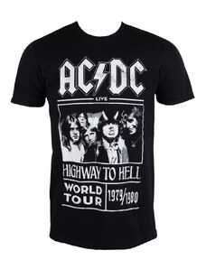 Metalik majica muško AC-DC - Highway To Hell - ROCK OFF - ACDCTTRTW01MB