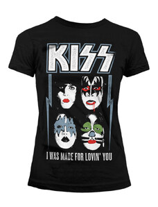 Metalik majica žensko Kiss - I Was Made For Lovin' You - HYBRIS - ER-5-KISS011-H71-5-BK