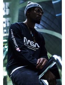 MT Men NASA U.S. Crewneck Black