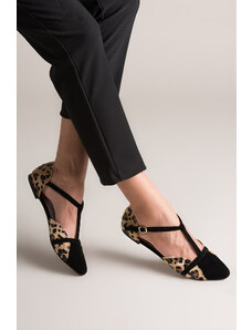 Fox Shoes Leopard Black Women's Shoes