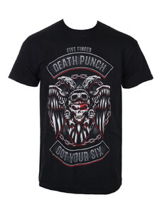 Metalik majica muško Five Finger Death Punch - Biker Badge - ROCK OFF - FFDPTS21MB