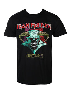 Metalik majica muško Iron Maiden - Legacy of the Beast European Tour 2018 - ROCK OFF - IMTEE72MB