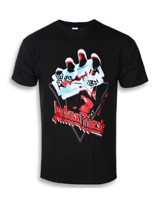 Metalik majica muško Judas Priest - British Steel Hand Triangle - ROCK OFF - JPTEE18MB
