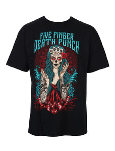 Metalik majica muško Five Finger Death Punch - Lady Muerta - ROCK OFF - FFDPTS18MB
