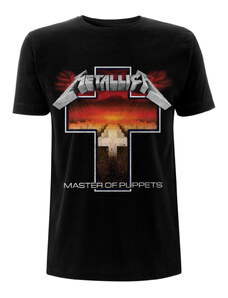 Metalik majica muško Metallica - Master Of Puppets Cross - ROCK OFF - METTS07MB RTMTLTSBCRO