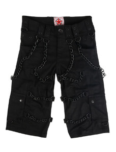 Muške kratke hlače BLACK PISTOL - Chain - Traper Black - B-1-79-001-00