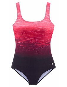 LASCANA Jednodijelni kupaći kostim crvena / bordo