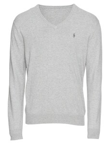 Polo Ralph Lauren Pulover 'LS SF VN PP-LONG SLEEVE-SWEATER' siva