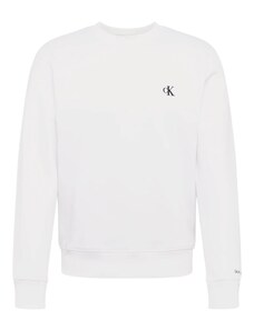 Calvin Klein Jeans Sweater majica 'Essential' crna / bijela