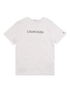 Calvin Klein Jeans Majica 'INSTITUTIONAL' crna / bijela