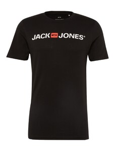 JACK & JONES Majica 'Essentials' svijetlo crvena / crna / bijela