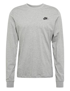 Nike Sportswear Majica 'Club' siva melange / crna