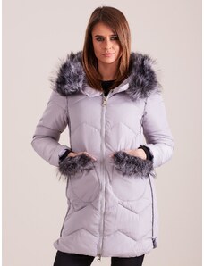 Ženska jakna Fashionhunters Furry