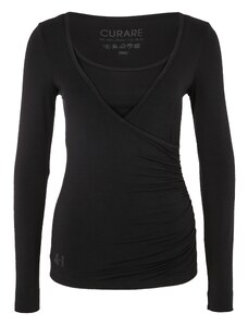 CURARE Yogawear Tehnička sportska majica 'Flow' crna