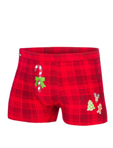 Cornette Boxers Candy Cane 017/42 Merry Christmas Red