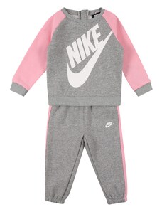 Nike Sportswear Jogging komplet 'FUTURA' siva melange / roza / bijela