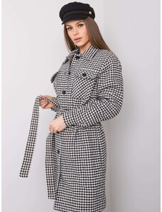 Ženski kaput Fashionhunters Checkered