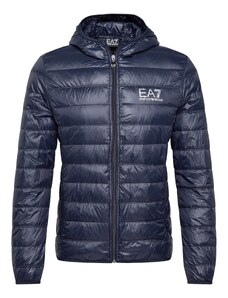 EA7 Emporio Armani Zimska jakna tamno plava / bijela