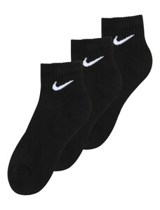 NIKE Sportske čarape 'Everyday Cush' crna / bijela