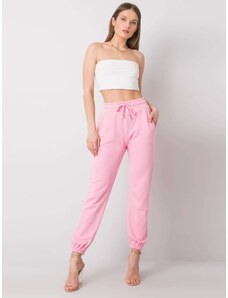 Fashionhunters Light pink trousers Agueda RUE PARIS