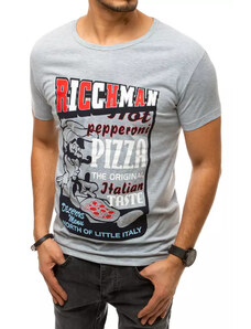 DStreet Grey men's T-shirt RX4373 with print