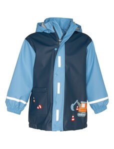 PLAYSHOES Prijelazna jakna 'Baustelle' mornarsko plava / svijetloplava / narančasta / crvena / bijela