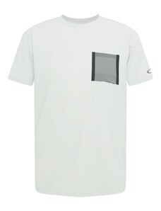 OAKLEY Tehnička sportska majica kameno siva / tamo siva / bijela