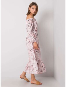 Fashionhunters Prljavo ružičasta španjolska haljina Adaline RUE PARIZ