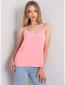 Fashionhunters Light pink top with straps