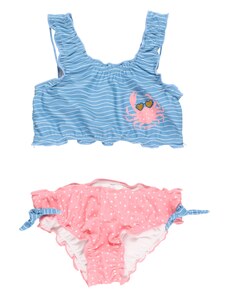 PLAYSHOES Bikini 'Krebs' sivkasto plava / zlatna / roza / bijela