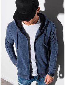 Ombre Clothing Muški sweatshirt zip Blend plava B1157