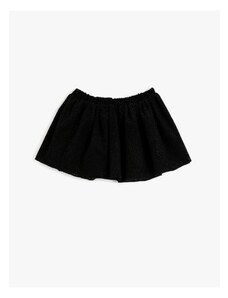 Koton Girl's Black Tulle Skirt