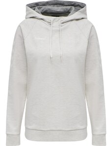 Hummel Sportska sweater majica svijetlosiva / bijela