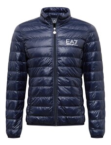 EA7 Emporio Armani Zimska jakna mornarsko plava / bijela