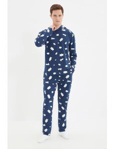Muška pidžama Trendyol TMNAW22PT1067/Navy blue