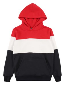Urban Classics Sweater majica mornarsko plava / vatreno crvena / bijela