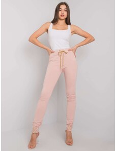 Fashionhunters Dusty pink Giulianna trousers