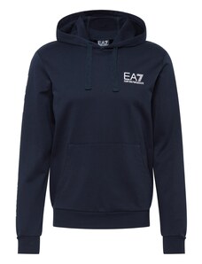 EA7 Emporio Armani Sweater majica tamno plava / bijela