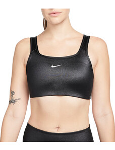 Sportski grudnjak Nike Dri-FIT Swoosh Women s Medium-Support 1-Piece Pad Shine Sports Bra dd1438-010