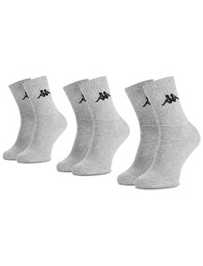 Set od 3 para unisex visokih čarapa Kappa