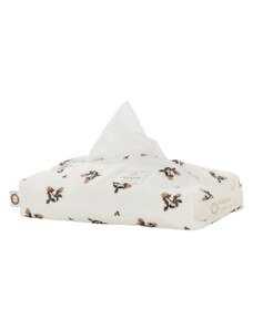Noppies Pokrivač za bebu 'Blooming Clover' svijetlosmeđa / kaki / vuneno bijela