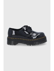 Kožne cipele Dr. Martens 1461 Quad boja: crna, 26647001-Black.Pate