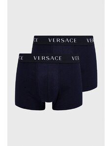 Bokserice Versace (2-pack) za muškarce, boja: tamno plava