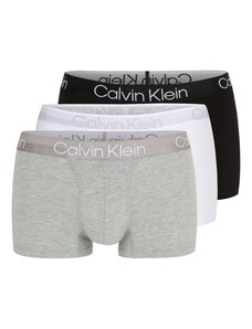 Calvin Klein Underwear Bokserice siva / crna / bijela