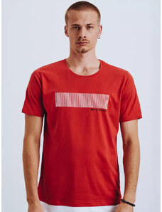 Dstreet Muški tiskana majica Yrodi Crvena RX4651
