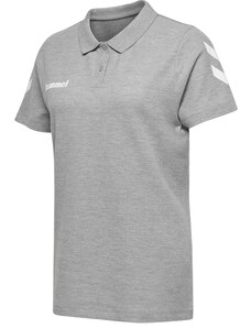 Majica Hummel Cotton Poloshirt Women Grey 203522-2006