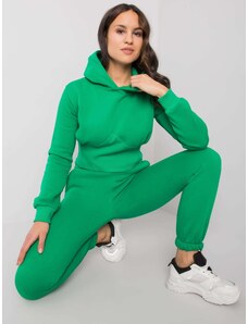 Fashionhunters Green sweatshirt with trousers Ambretta