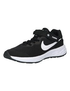 NIKE Sportske cipele 'Revolution 6 FlyEase' crna / bijela